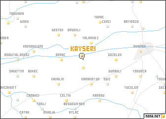 map of Kayseri