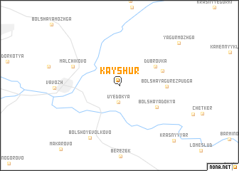 map of Kayshur