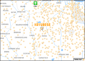 map of Kayu-bese
