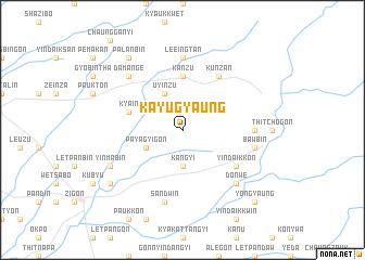 map of Kayugyaung