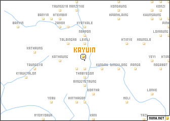 map of Kayu-in