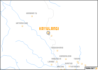 map of Kayulangi