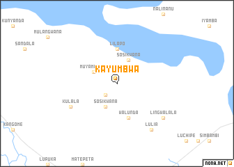 map of Kayumbwa