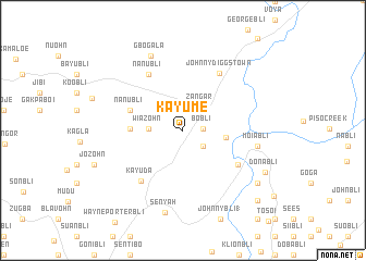 map of Kayume