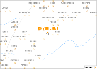 map of Kayunchet