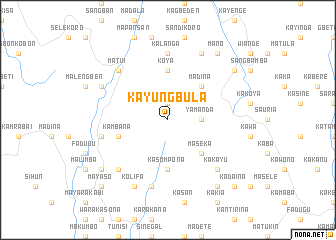 map of Kayungbula