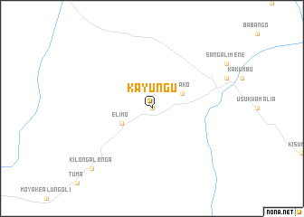 map of Kayungu