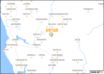 map of Kayun