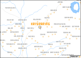 map of Kayuparing