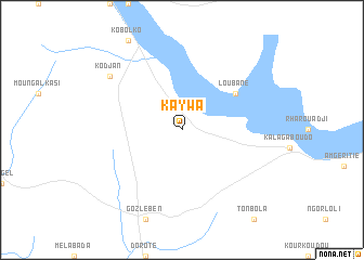 map of Kaywa