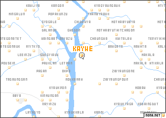 map of Kaywe