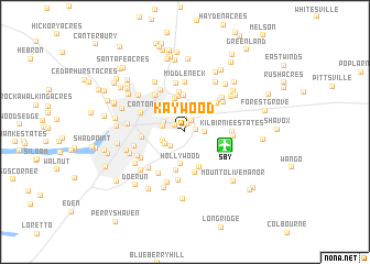 map of Kaywood