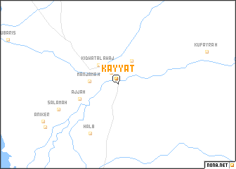 map of Kayyāt