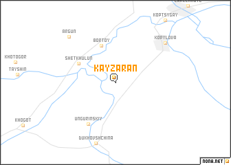 map of Kayzaran