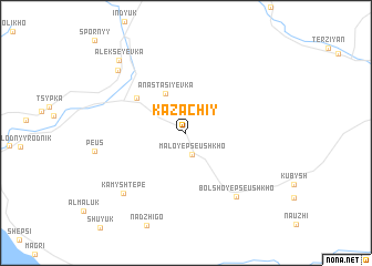 map of (( Kazachiy ))