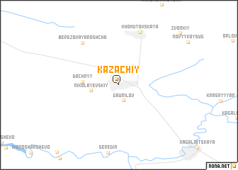 map of Kazachiy