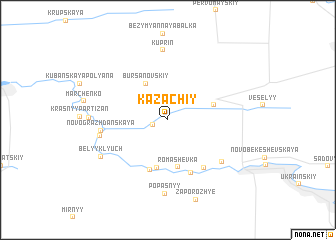map of (( Kazachiy ))