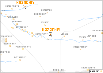 map of Kazachiy