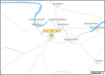 map of Kazachiy