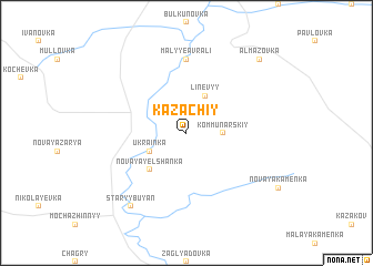 map of Kazachiy