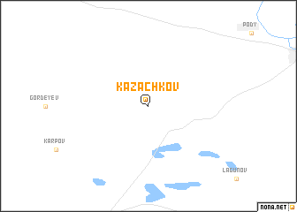 map of Kazachkov