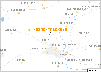 map of Kazach\