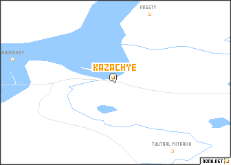 map of Kazach\