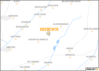 map of Kazach\