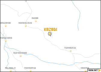 map of Kazadi