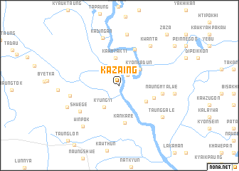 map of Kazaing