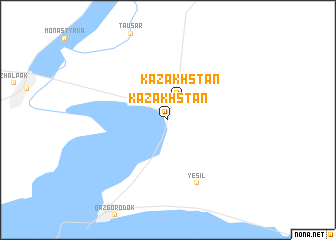 map of Kazakhstan