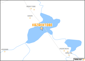 map of Kazakhtobe