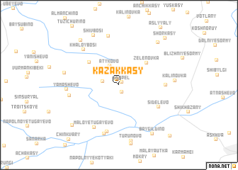 map of Kazakkasy