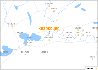 map of Kazakoura