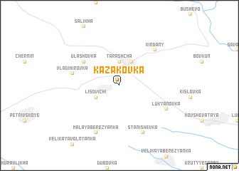 map of Kazakovka