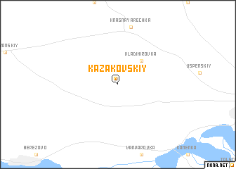 map of Kazakovskiy