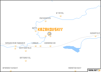 map of Kazakovskiy