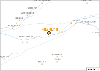 map of Kazalma