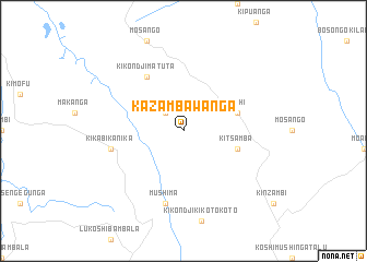 map of Kazamba-Wanga