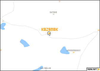 map of Kazanak