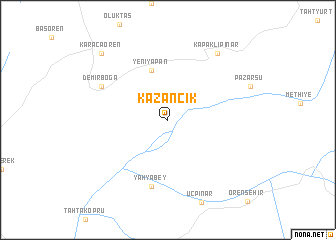 map of Kazancık