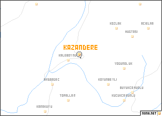 map of Kazandere