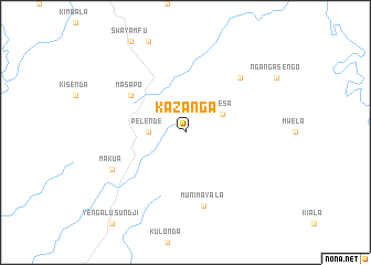 map of Kazanga