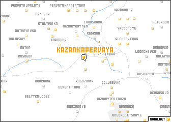 map of Kazanka Pervaya