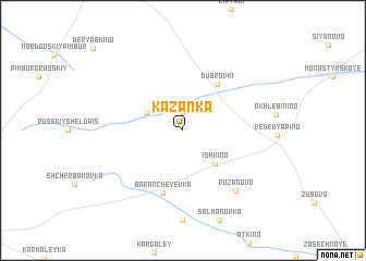 map of Kazanka