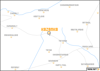 map of Kazanka