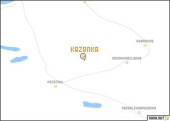 map of Kazanka
