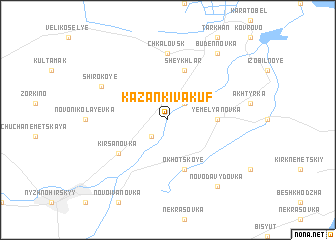 map of Kazanki Vakuf