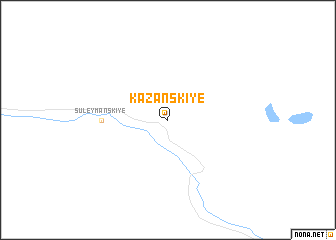 map of Kazanskiye