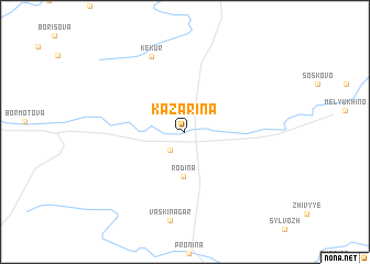 map of Kazarina